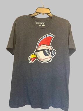 Baseballism Graphic Tee with Red & Yellow Accent